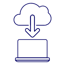 Cloud Download 8 Illustration from UX Line Set