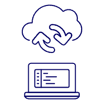 Cloud Sync 11 Illustration from UX Line Set