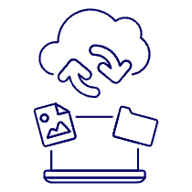 Cloud Sync 12 Illustration from UX Line Set