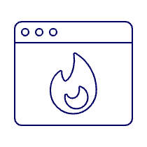 App Burning 2 Illustration from UX Line Set