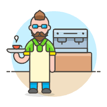 Barista 2 1 Illustration from UX Colors Set