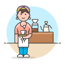 Barista 2 2 Illustration from UX Colors Set