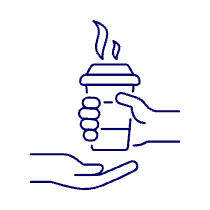 Coffee Sharing 1 Illustration from UX Line Set