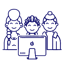 Designer Team 2 Illustration from UX Line Set