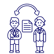 Document Sharing 1 4 Illustration from UX Line Set