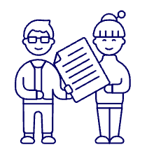 Give Document 1 Illustration from UX Line Set