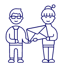Give Envelope 1 Illustration from UX Line Set