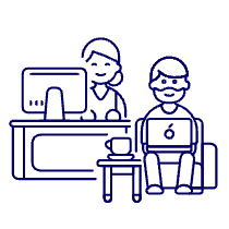 Work Desk Sofa 2 1 Illustration from UX Line Set