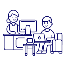 Work Desk Sofa 3 1 Illustration from UX Line Set