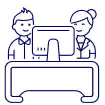 Workspace Office 1 Illustration from UX Line Set