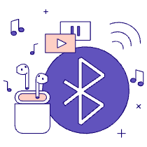 Bluetooth Illustration from Bangalore - Pro Set