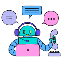 Bot Conntact Illustration from Dhaka Set