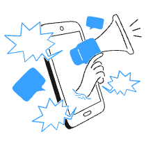Mobile Ads Illustration from Brooklyn Set