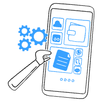 Phone Customization 2 Illustration from Brooklyn Set