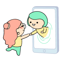 Facetime Meeting Illustration from Seoul Set