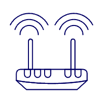 Wifi Router Illustration from UX Line Set