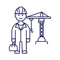Crain Worker 5 Illustration from UX Line Set