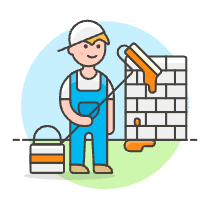 Wall Painter 1 Illustration from UX Colors Set