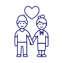 Couple Holding Hand 1 Illustration from UX Line Set