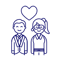 Couple In Love 1 Illustration from UX Line Set