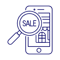 App Store Sale Illustration from UX Line Set