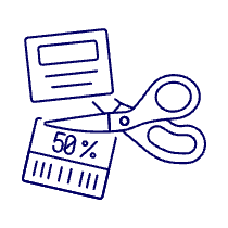 Discount Coupon Cut 2 Illustration from UX Line Set