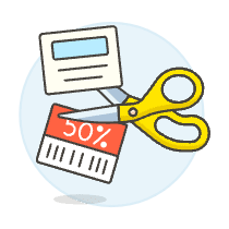 Discount Coupon Cut 2 Illustration from UX Colors Set