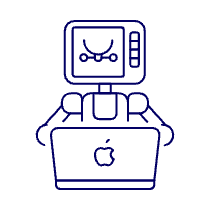 Artist Robot 1 Illustration from UX Line Set