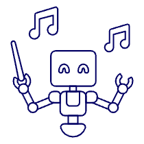 Conductor Robot Illustration from UX Line Set