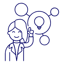 Creative Thinking 4 Illustration from UX Line Set