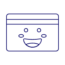 Card Smiley 1 Illustration from UX Line Set