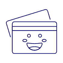 Card Smiley 2 Illustration from UX Line Set