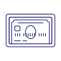 Credit Card Silver Illustration from UX Line Set