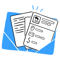 Personal Info Print Form Illustration from Brooklyn Set