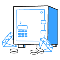 Security Vault Illustration from Brooklyn Set