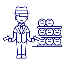 Mafia Gangster 2 Illustration from UX Line Set