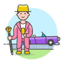 Pimp 1 Illustration from UX Colors Set