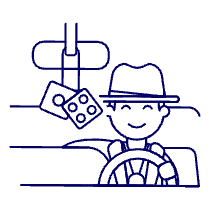 Pimp Driving 1 Illustration from UX Line Set