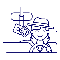 Pimp Driving 4 Illustration from UX Line Set