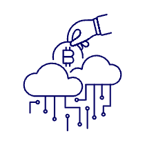 Crypto Cloud 1 Illustration from UX Line Set