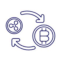 Crypto Exchange Illustration from UX Line Set