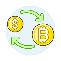 Crypto Exchange Illustration from UX Colors Set