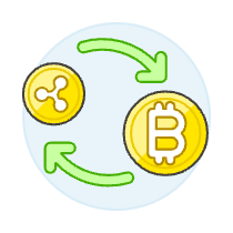Crypto Exchange Illustration from UX Colors Set