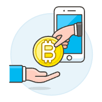 Crypto Pay 1 Illustration from UX Colors Set