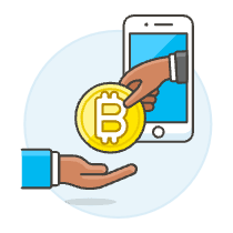 Crypto Pay 3 Illustration from UX Colors Set