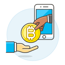 Crypto Pay 6 Illustration from UX Colors Set