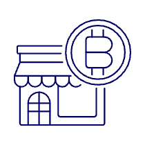 Crypto Shop Illustration from UX Line Set