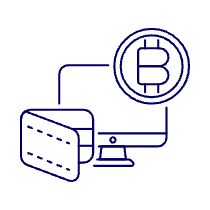 Crypto Wallet Illustration from UX Line Set