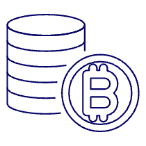 Crypto Coins Illustration from UX Line Set