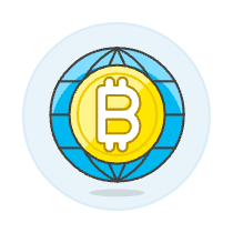 Crypto World Illustration from UX Colors Set